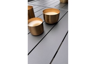 Ensemble de jardin - 10 places - Table extensible 160/240 x 75 x 100 cm - 8 chaises et 2 fauteuils empilables