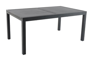 Ensemble de jardin - 10 places - Table extensible 160/240 x 100 x 75 cm - 10 fauteuils empilables
