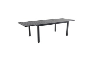 Ensemble de jardin - 8 places - 8 fauteuils empilables - Table extensible - 165/261 x 100 x 75 cm
