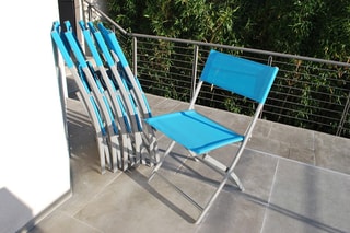 Ensemble de jardin - 6 places - 6 chaises pliables - Table extensible - 165/261 x 100 x 75 cm