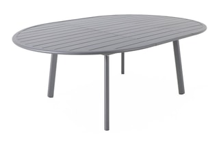 Salon de jardin repas - Gris - Jusqu'à 8 couverts - 120 kg