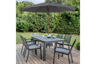 Parasol droit push-up - 3 x 3 x 2,39 m