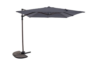 Parasol déporté Palm Beach - 2,5 x 2,5 x 2,48 m