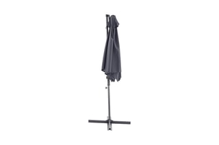 Ensemble parasol déporté avec pied Sunflower - Housse de protection - 4 lests - Parasol déporté - D2,7 x H2,45 m