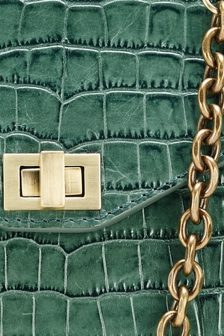 Leren Handtas Alanita - Groen