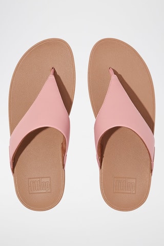 Leren Sandalen met Sleehak Roze