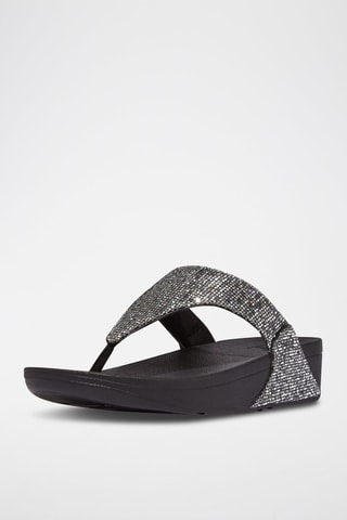 Sandalen met Sleehak - Zwart