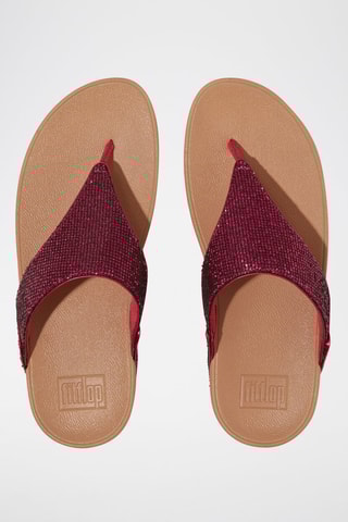 Sandalen met Sleehak - Rood