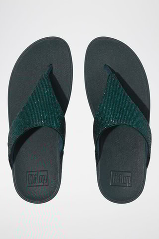 Sandalen met Sleehak - Groen