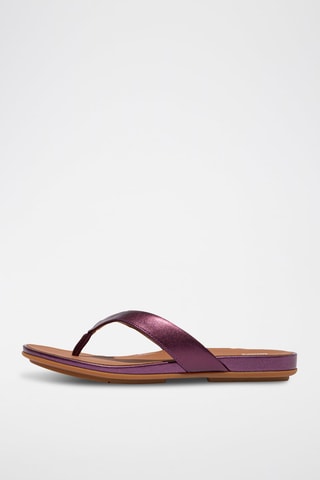 Leren Sandalen - Paars
