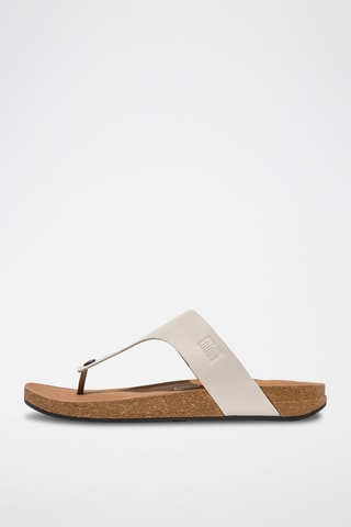 Leren Sandalen - Beige