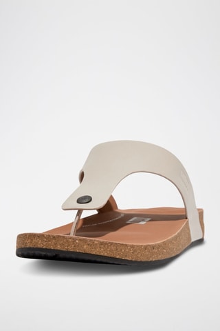Leren Sandalen - Beige