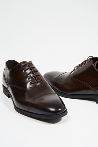 Kalfsleren Brogues Marjan - Bruin