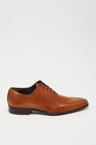 Kalfsleren Brogues - Bruin