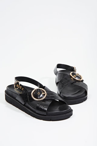 Sandales en cuir Insila - Noir