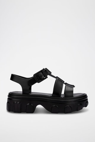 Platform Sandalen Free - Zwart