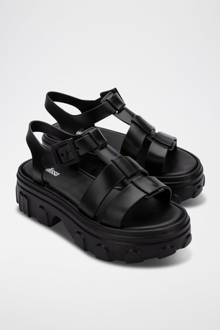 Platform Sandalen Free - Zwart