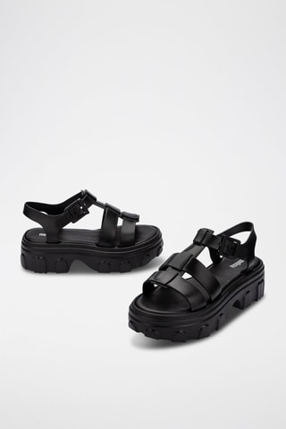 Platform Sandalen Free - Zwart