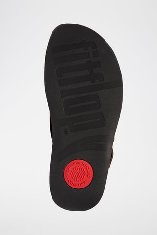 Leren Sandalen met Sleehak 9 Trakk II - Bruin