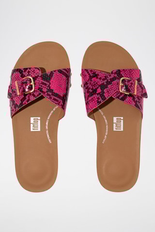 Leren Sandalen - Roze en Zwart