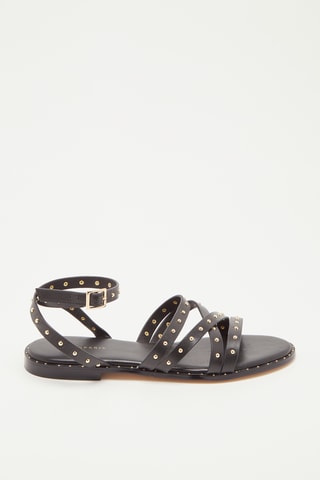 Sandales en cuir Hora - Noir