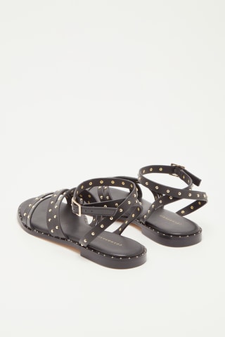 Sandales en cuir Hora - Noir