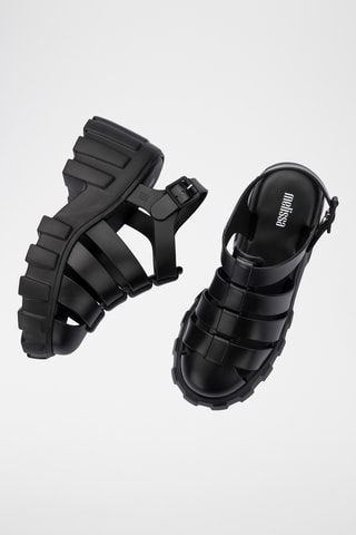 Platform Waterschoenen Megan - Zwart