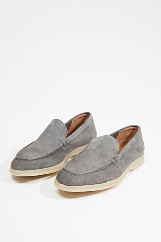 Kalfsnubuck Mocassins Anatelio - Grijs 