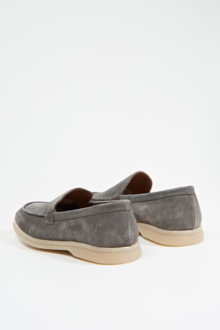 Kalfsnubuck Mocassins Anatelio - Grijs 