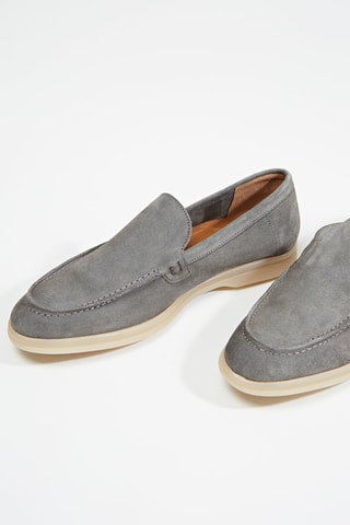 Kalfsnubuck Mocassins Anatelio - Grijs 