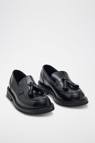 Mocassins em couro de vitelo Deanna - Preto