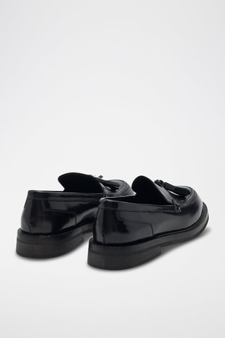Mocassins em couro de vitelo Deanna - Preto