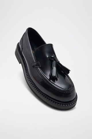 Mocassins em couro de vitelo Deanna - Preto