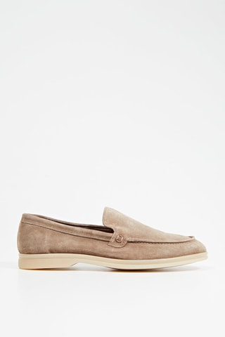 Kalfsnubuck Mocassins Anatelio - Taupe