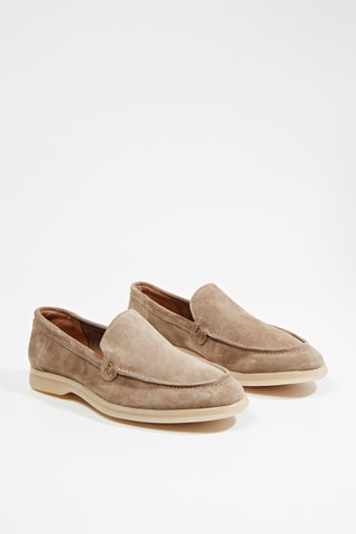 Kalfsnubuck Mocassins Anatelio - Taupe