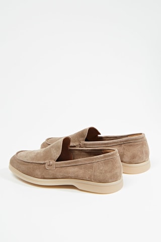 Kalfsnubuck Mocassins Anatelio - Taupe
