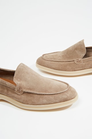 Kalfsnubuck Mocassins Anatelio - Taupe