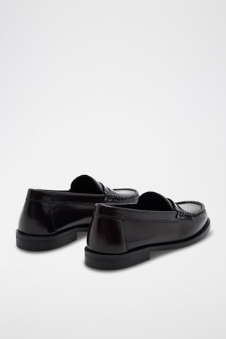Mocassins em couro de vitelo Juliette - Castanho-escuro