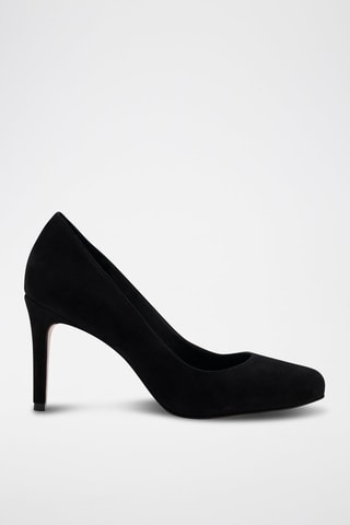 Sapatos de salto em couro de vitelo Kylie - Preto