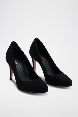 Sapatos de salto em couro de vitelo Kylie - Preto