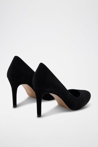 Sapatos de salto em couro de vitelo Kylie - Preto