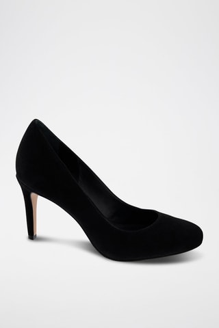 Sapatos de salto em couro de vitelo Kylie - Preto