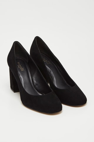 Escarpins en cuir de chèvre - Noir