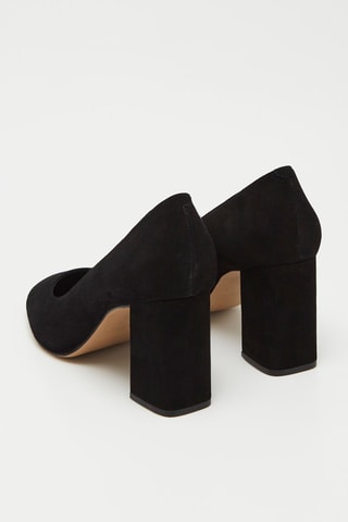 Escarpins en cuir de chèvre - Noir