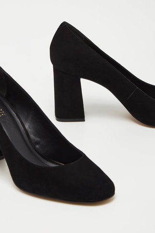 Escarpins en cuir de chèvre - Noir