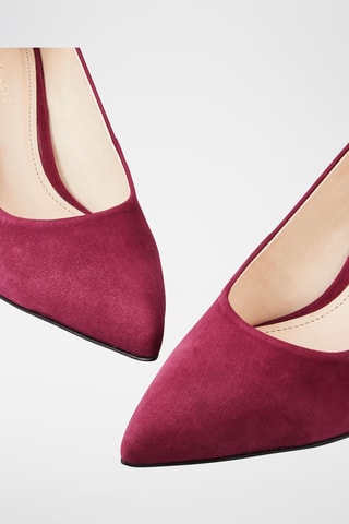 Leren Pumps Azalea - Bordeauxrood