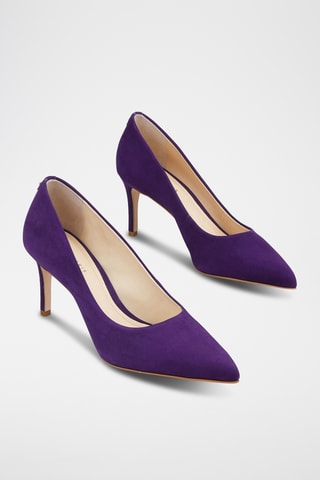 Leren Pumps Azalea - Donkerpaars