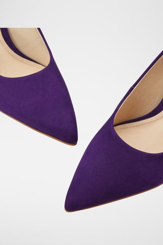 Leren Pumps Azalea - Donkerpaars
