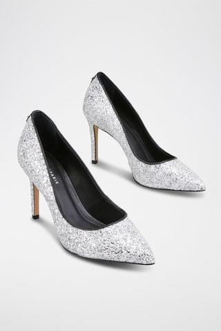 Leren Pumps Azoa - Zilverkleurig