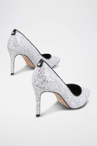Leren Pumps Azoa - Zilverkleurig